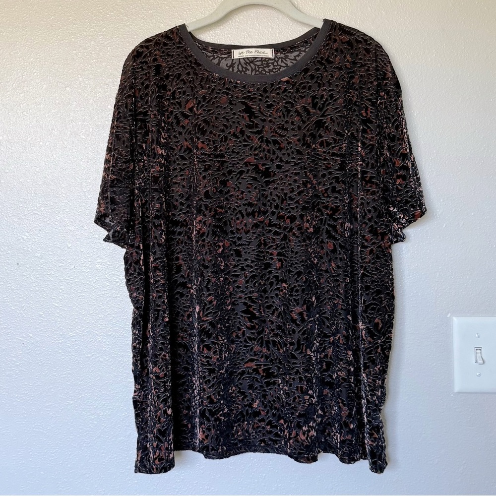 Free People Teddy Velvet Burnout Tee